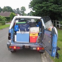 Voorkamp - Bagage van de fourage - Scouts en Gidsen Zaventem 
